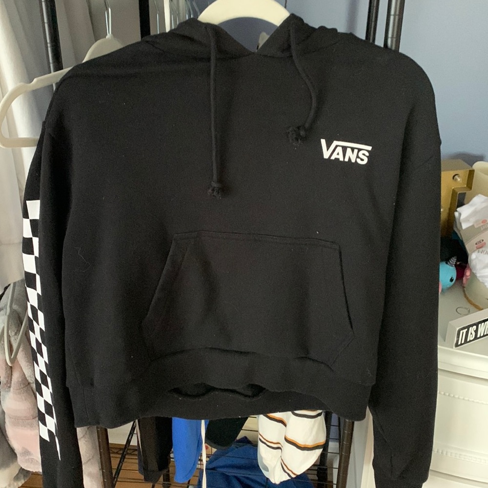 vans checkers hoodie